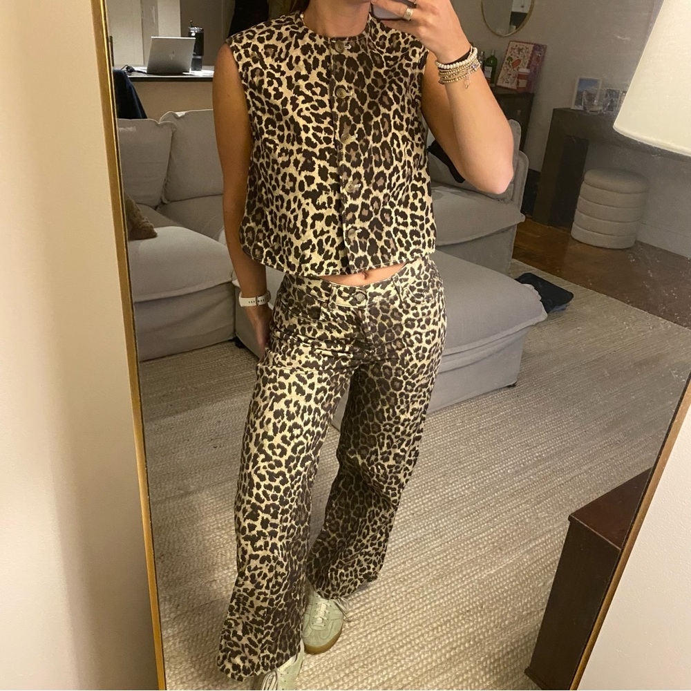 Leopard Print Women's Top